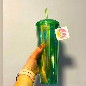 West and Fifth Green iridescent tumbler Cold Cup